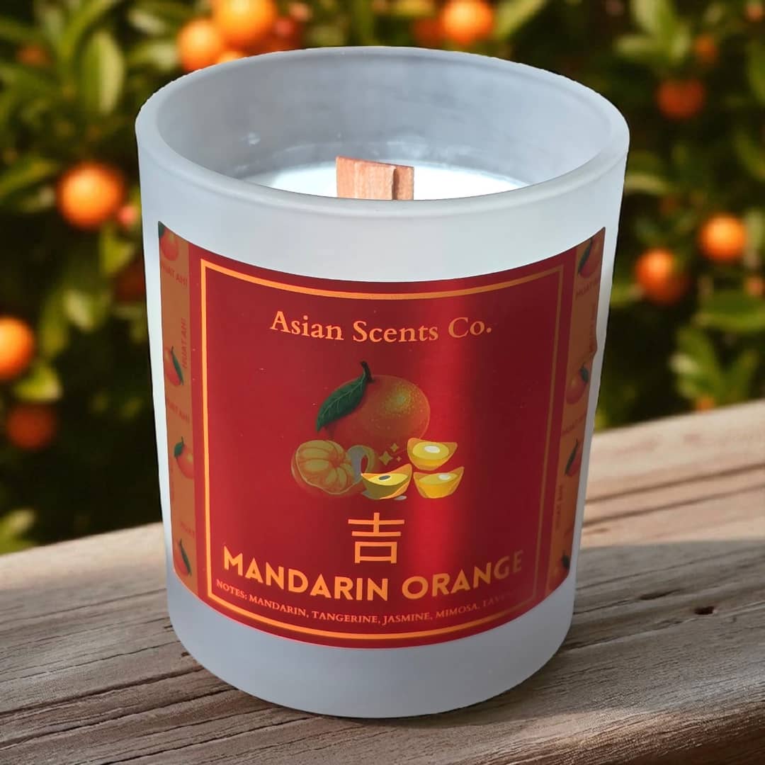 Mandarin Orange scented candle