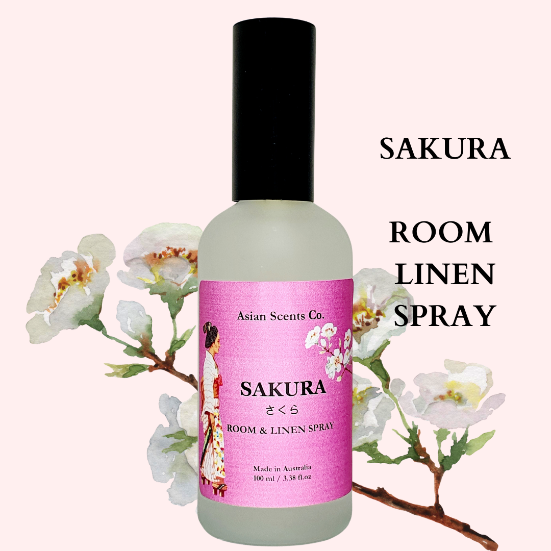 Sakura room linen spray