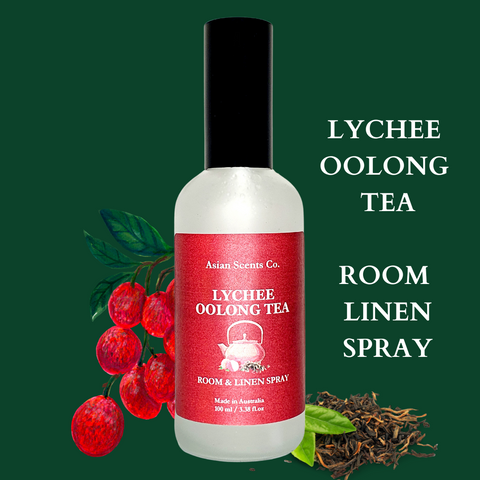 Lychee Oolong Tea room linen spray