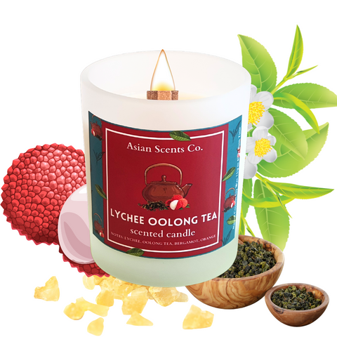 Lychee Oolong Tea scented candle