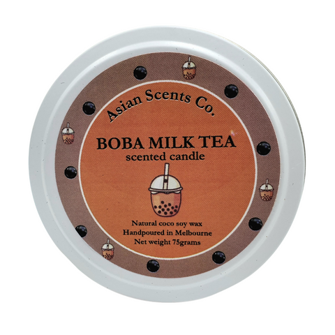 Boba Milk Tea - travel size candle