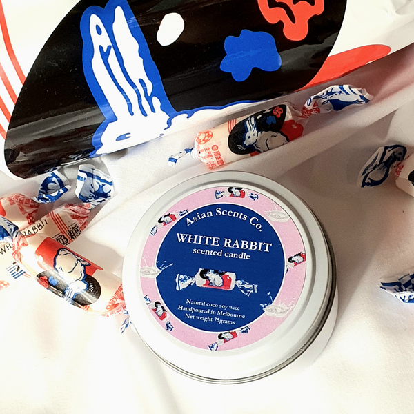 White Rabbit Candy - travel size candle